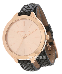 Michael Kors Runway Różowe złoto/Skóra Ø42 mm MK2322