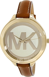 Michael Kors Runway Zloty/Skóra Ø40 mm MK2326