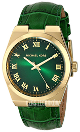 Michael Kors Channing Zielony/Skóra Ø38 mm MK2356