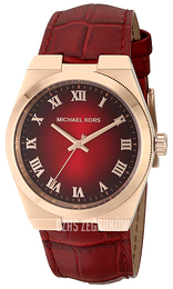 Michael Kors Channing Czerwony/Skóra Ø38 mm MK2357