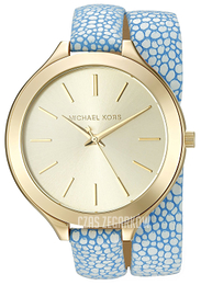 Michael Kors Runway Szampański/Skóra Ø42 mm MK2478