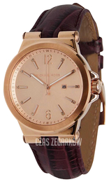 Michael Kors Dylan Różowe złoto/Skóra Ø38 mm MK2602