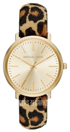 Michael Kors Żółte złoto/Skóra Ø38 mm MK2604