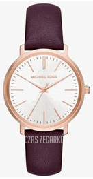 Michael Kors Srebrny/Skóra Ø38 mm MK2605