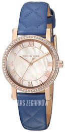 Michael Kors Norie Różowe złoto/Skóra Ø28 mm MK2696