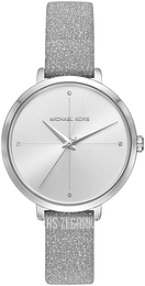 Michael Kors Srebrny/Skóra Ø38 mm MK2793