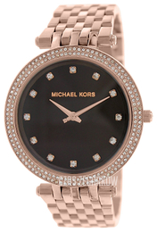Michael Kors Darci Brązowy/Stal w kolorze różowego złota Ø39 mm MK3217