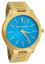Michael Kors Runway Niebieski/Pozlacana Ø42 mm MK3265