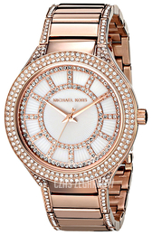 Michael Kors Kerry Biały/Stal w kolorze różowego złota Ø38 mm MK3313