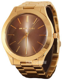 Michael Kors Runway Brązowy/Stal w odcieniu złota Ø41 mm MK3381