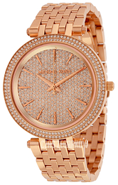 Michael Kors Darci Zestaw kryształów/Stal w kolorze różowego złota Ø39 mm MK3439