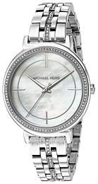 Michael Kors Biały/Stal Ø33 mm MK3641