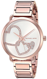 Michael Kors Srebrny/Stal w kolorze różowego złota Ø36.5 mm MK3825
