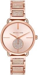 Michael Kors Różowe złoto/Stal w kolorze różowego złota Ø37 mm MK3853