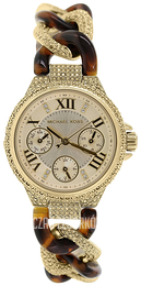 Michael Kors Camille Żółte złoto/Żywica z tworzywa sztucznego Ø34 mm MK4290