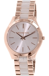 Michael Kors Runway Różowe złoto/Żywica z tworzywa sztucznego Ø42 mm MK4294