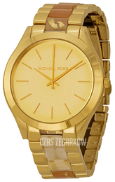 Michael Kors Runway Żółte złoto/Stal w odcieniu złota Ø42 mm MK4300