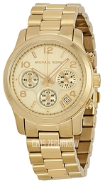 Michael Kors Runway Szampański/Stal w odcieniu złota Ø38 mm MK5055