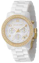 Michael Kors Biały/Czeramiczna Ø39 mm MK5237