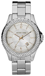 Michael Kors Biały/Stal Ø38 mm MK5358