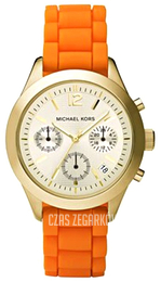 Michael Kors Żółte złoto/Guma Ø40 mm MK5407
