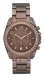 Michael Kors Blair Brązowy/Stal Ø39 mm MK5493