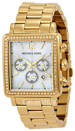 Michael Kors Biały/Stal w odcieniu złota MK5570