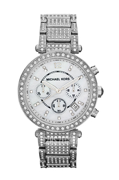 Michael Kors Parker Srebrny/Stal Ø39 mm MK5572