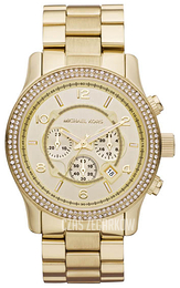 Michael Kors Runway Żółte złoto/Stal w odcieniu złota Ø45 mm MK5575