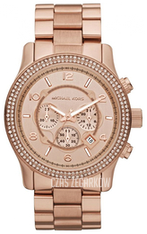 Michael Kors Runway Różowe złoto/Stal w kolorze różowego złota Ø45 mm MK5576