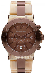 Michael Kors Brązowy/Stal Ø44 mm MK5596