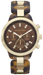 Michael Kors Brązowy/Stal w odcieniu złota Ø43 mm MK5609