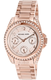 Michael Kors Blair Różowe złoto/Stal w kolorze różowego złota Ø33 mm MK5613