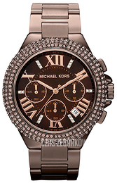 Michael Kors Brązowy/Stal Ø43 mm MK5665