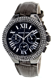 Michael Kors Camille Czarny/Skóra Ø43 mm MK5666