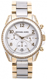 Michael Kors Srebrny/Stal w odcieniu złota Ø39 mm MK5685