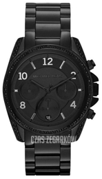 Michael Kors Czarny/Stal Ø39 mm MK5686