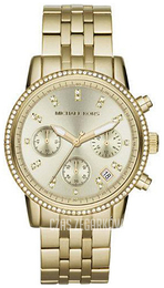 Michael Kors Szampański/Stal w odcieniu złota Ø35 mm MK5698