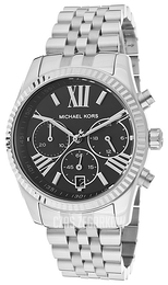 Michael Kors Lexington Czarny/Stal Ø38 mm MK5708