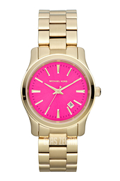 Michael Kors Runway Różowy/Stal w odcieniu złota Ø38 mm MK5801