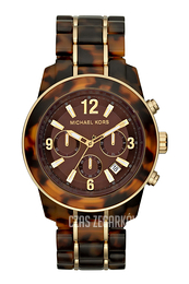 Michael Kors Brązowy/Stal w odcieniu złota Ø43 mm MK5805