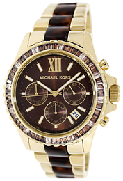 Michael Kors Everest Brązowy/Żywica z tworzywa sztucznego Ø42 mm MK5873