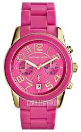 Michael Kors Różowy/Guma Ø42 mm MK5890