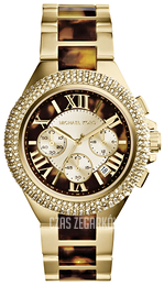 Michael Kors Camille Brązowy/Żywica z tworzywa sztucznego Ø43 mm MK5901