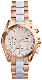 Michael Kors Bradshaw Biały/Żywica z tworzywa sztucznego Ø38 mm MK5907