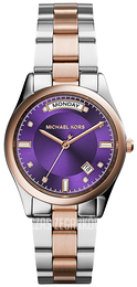 Michael Kors Purpurowy/Stal Ø34 mm MK6072