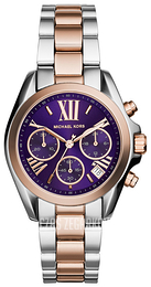 Michael Kors Bradshaw Purpurowy/Stal Ø36 mm MK6074