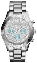 Michael Kors Layton Srebrny/Stal Ø44 mm MK6076