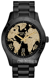 Michael Kors Layton Czarny/Stal Ø43.5 mm MK6091