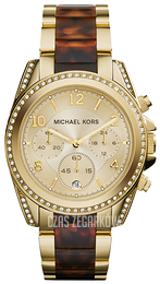 Michael Kors Blair Żółte złoto/Żywica z tworzywa sztucznego Ø39 mm MK6094